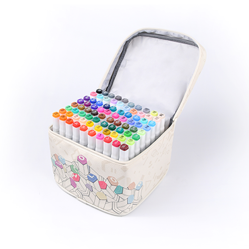 80 color PVC bag marker pen set